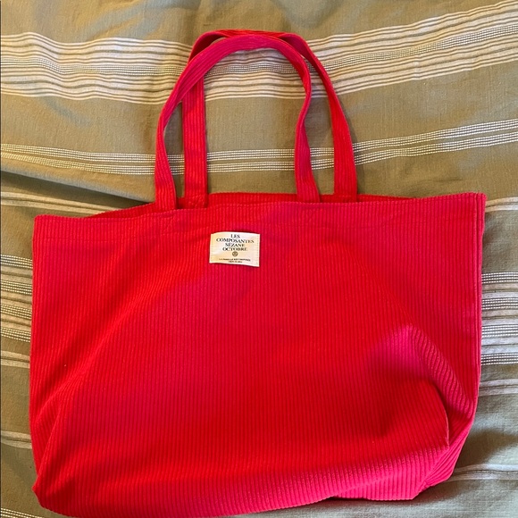 NWOT Red corduroy October bag - Picture 1 of 2